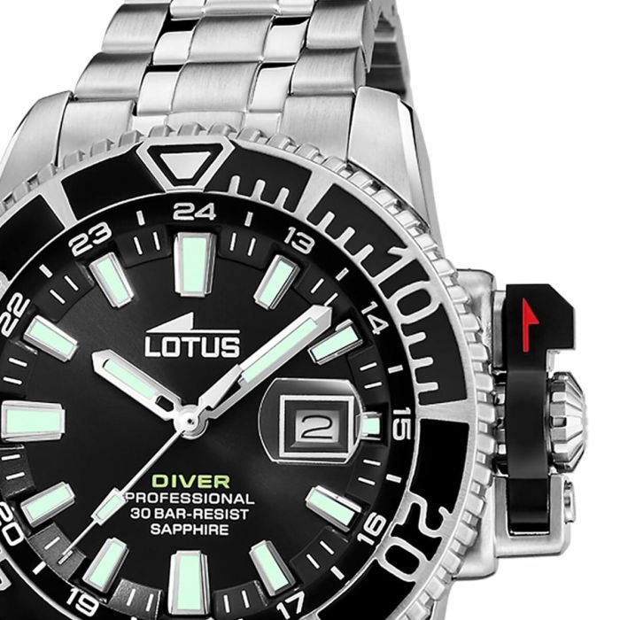 Montre Homme Lotus 18938/4 Noir Argenté 2