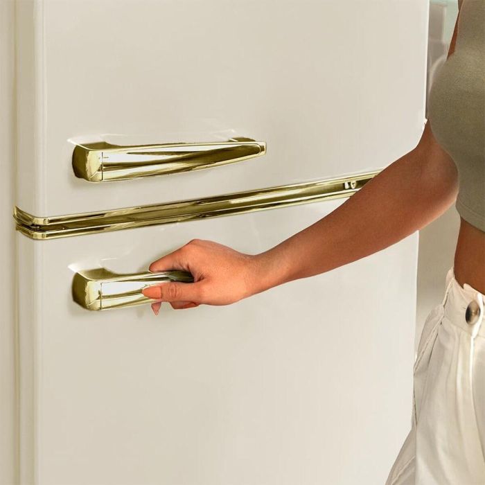 Réfrigérateur combiné beige Cecotec Bolero CoolMarket 2D Origin 215 L 215 E 3 Réfrigérateur combiné beige Cecotec Bolero CoolMarket 2D Origin 215 L 215 E 3