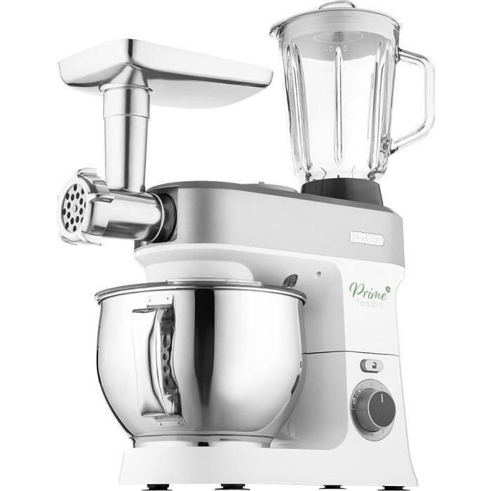 Sencor Robot pâtissier STM 3789SL - 1200 W, bol inox 5 L, 6 vitesses, éclairage LED, 4 accessoires (pétrissage, fouettage, hachage, tranchage) Sencor Robot pâtissier STM 3789SL - 1200 W, bol inox 5 L, 6 vitesses, éclairage LED, 4 accessoires (pétrissage, fouettage, hachage, tranchage)