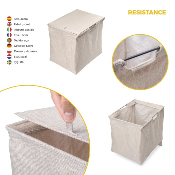 Emuca Kit plateau auxiliaire, panier et rack ajustable Quartz pour armoires, glissières extension totale et à fermeture douce, Module 70cm, Finition Titane 8