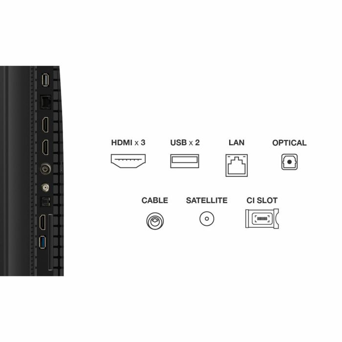 TV intelligente TCL 55P7K 55" 4K Ultra HD HDR QLED 31 TV intelligente TCL 55P7K 55" 4K Ultra HD HDR QLED 31