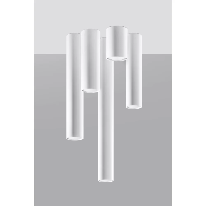 SOL Lampe de Plafond LAGOS 10 SOL-SL.0996 Design Industriel Acier pour Salon Chambre Hall 5