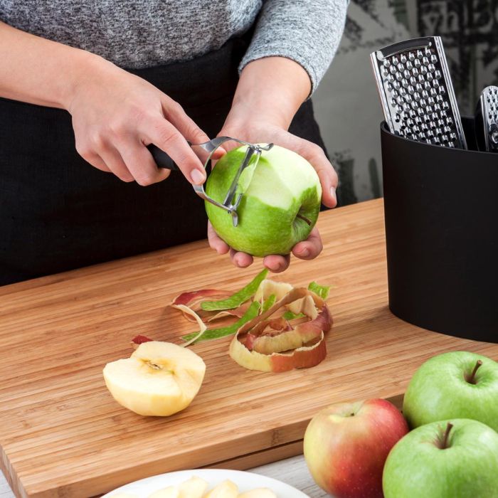 Pelador y Acero Inoxidable Habitat Quid 21x7x4 cm 2