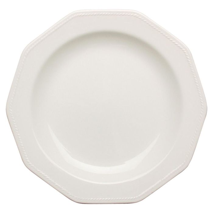 Plato Llano Cerámico Artic White Queen's 27 cm 0 Plato Llano Cerámico Artic White Queen's 27 cm 0