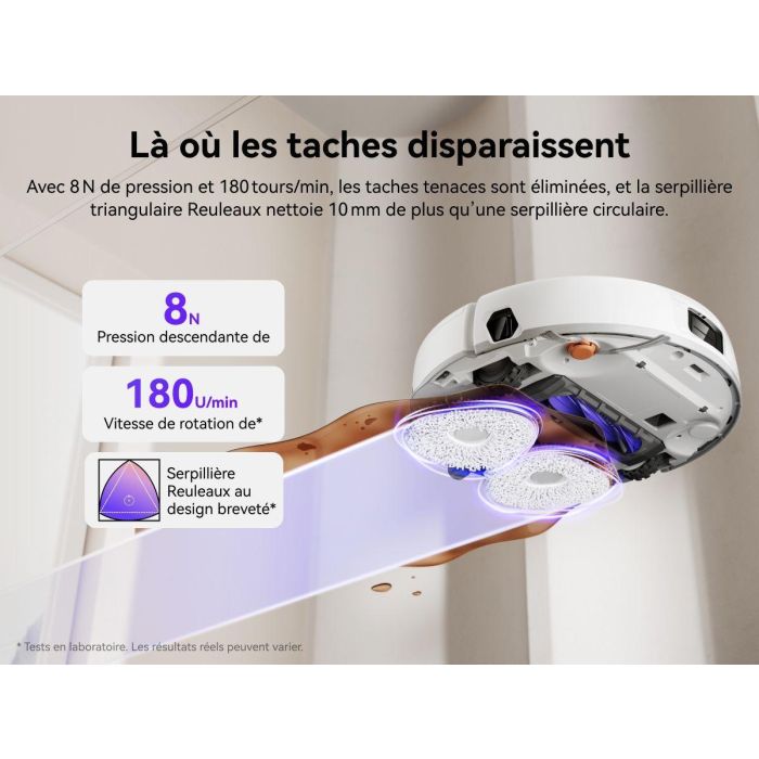 Aspirateur robot laveur - NARWAL - Freo X10 Pro - 11000 Pa - Blanc 4