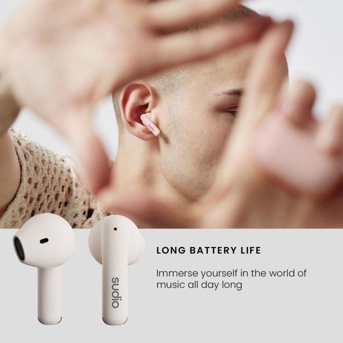 Écouteurs in Ear Bluetooth Sudio A1 True Wireless Blanc 5 Écouteurs in Ear Bluetooth Sudio A1 True Wireless Blanc 5