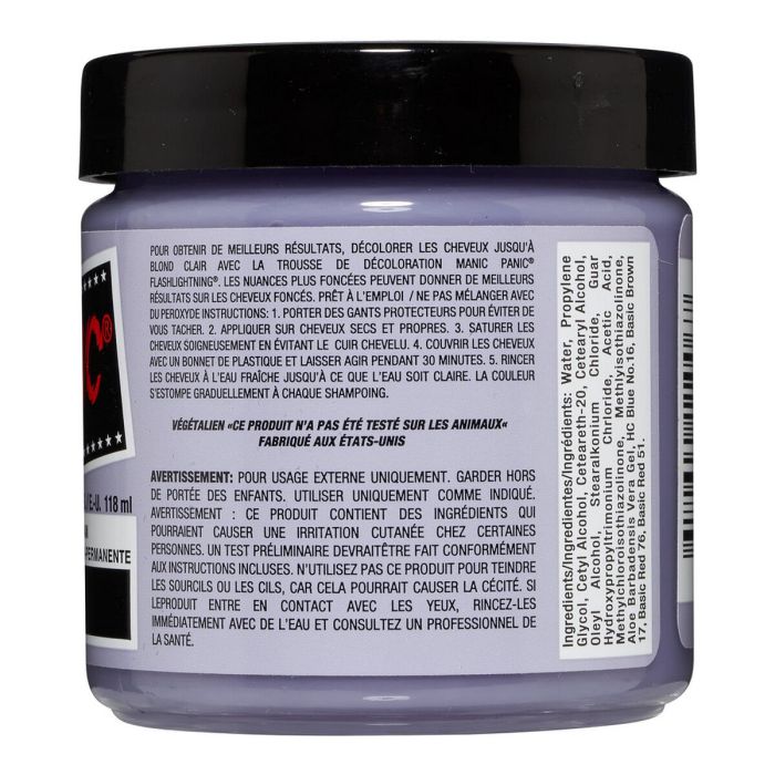 Teinture permanente Classic Manic Panic 612600110067 Silver Stiletto (118 ml) 5 Teinture permanente Classic Manic Panic 612600110067 Silver Stiletto (118 ml) 5