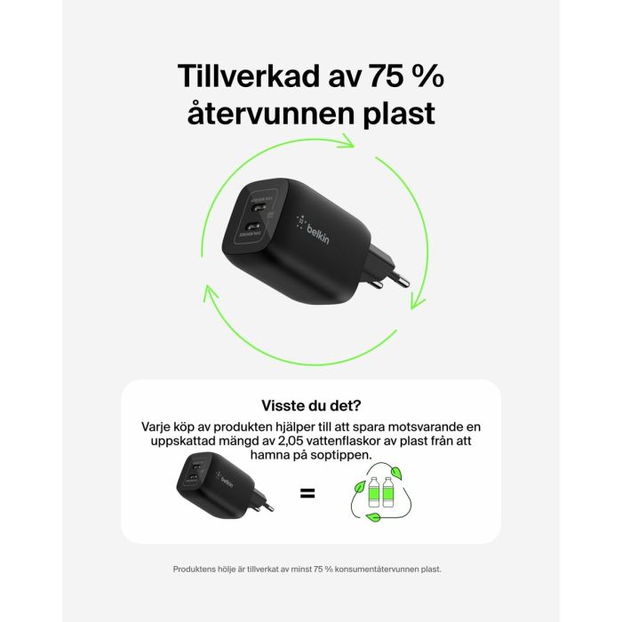 Câble USB vers Lightning Belkin ENA007KQBK Noir 6