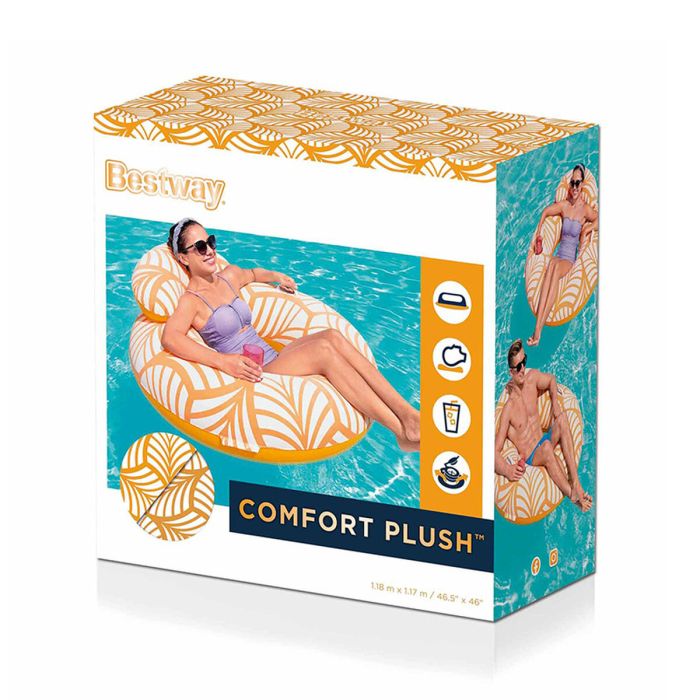 Bestway Fauteuil Gonflable Confort Deluxe avec Dossier et Poignées 118x117 cm Plage et Piscine 43643 18 Bestway Fauteuil Gonflable Confort Deluxe avec Dossier et Poignées 118x117 cm Plage et Piscine 43643 18