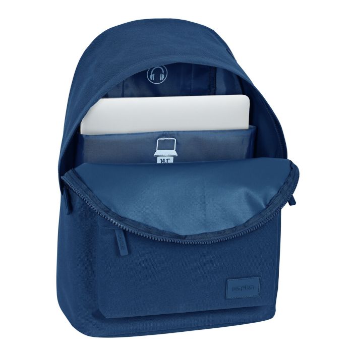 Cartable Safta 31 x 41 x 16 cm Blue marine 1