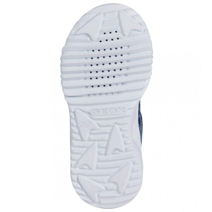 Baskets LED Geox Assiter Blue marine 13-14 Ans