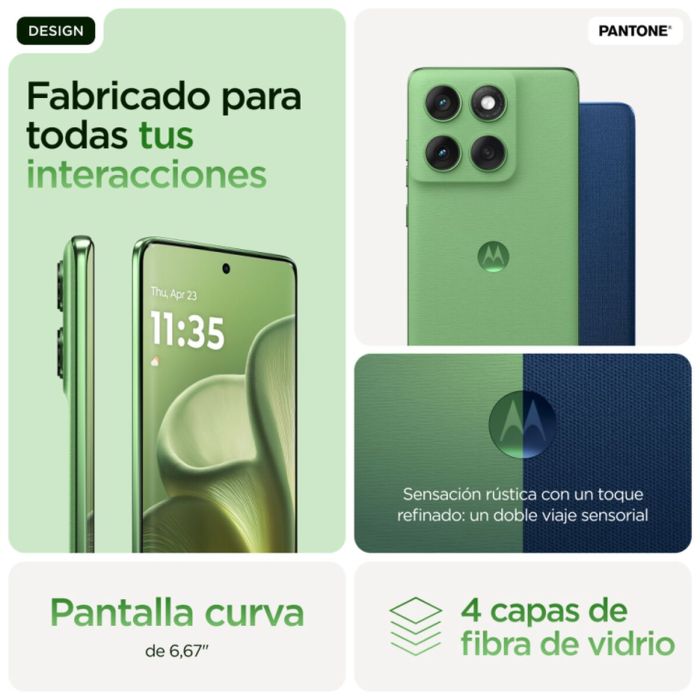 Smartphone Motorola PB7H0021ES 6,67" Octa Core 12 GB RAM 512 GB Vert 5 Smartphone Motorola PB7H0021ES 6,67" Octa Core 12 GB RAM 512 GB Vert 5