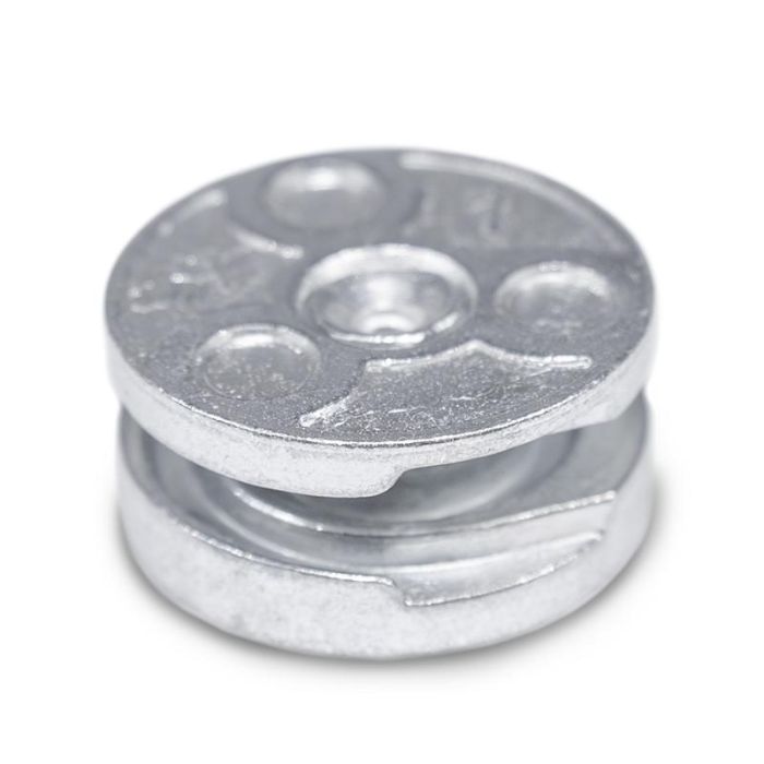 Enganche Union Excentrica Ex25 2E. Zincado Herrajes Alk 1