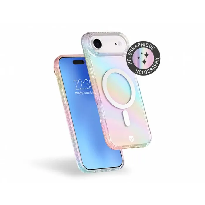 Force Case Coque FC Air MagSafe pour iPhone - Protection Premium Holographique avec Compatibilité MagSafe Force Case Coque FC Air MagSafe pour iPhone - Protection Premium Holographique avec Compatibilité MagSafe