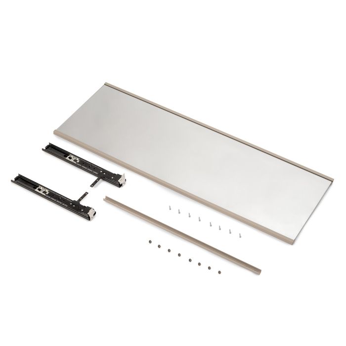 Emuca Miroir extractible pour l'intérieur de l'armoire, Peint gris pierre, Acier et Plastique et Verre 4 Emuca Miroir extractible pour l'intérieur de l'armoire, Peint gris pierre, Acier et Plastique et Verre 4