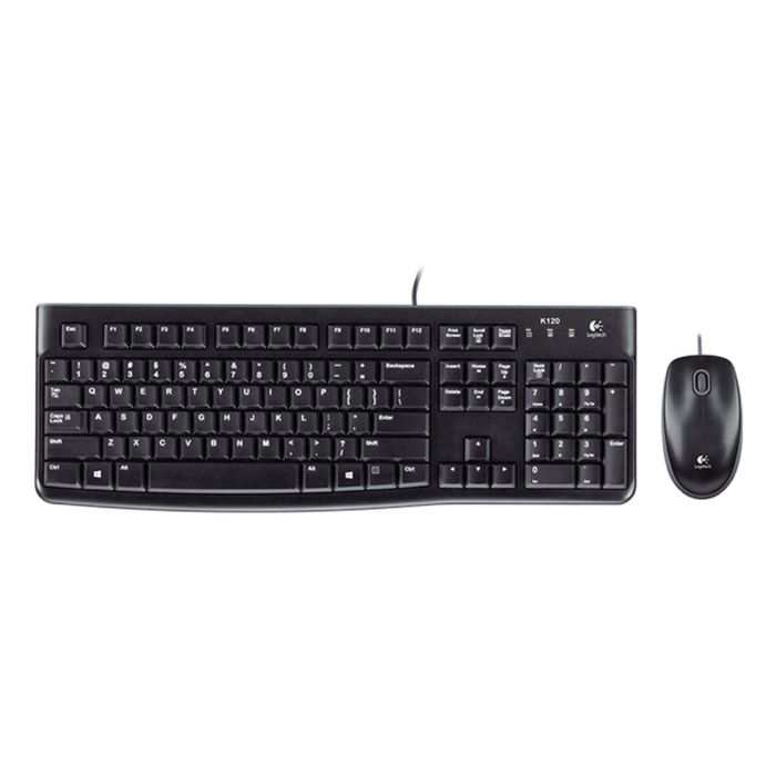 clavier et souris Logitech 920-002543 Noir Italien QWERTY 1
