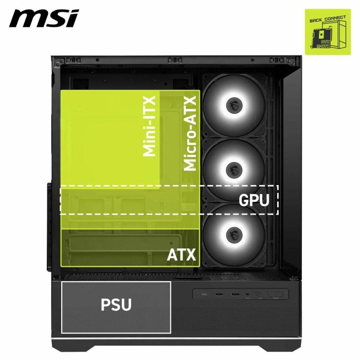 Boîtier ATX semi-tour MSI 306-7G28R21-JA4 Noir 5