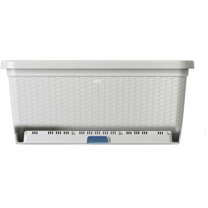 STEFANPLAST Bac a fleur NATURAL - 66 L -  80x40x34h cm -  Gris pierre 1