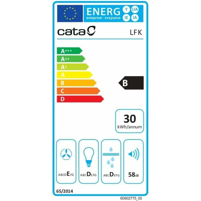 Hotte de cuisine Cata LFK6001X 1 Hotte de cuisine Cata LFK6001X 1