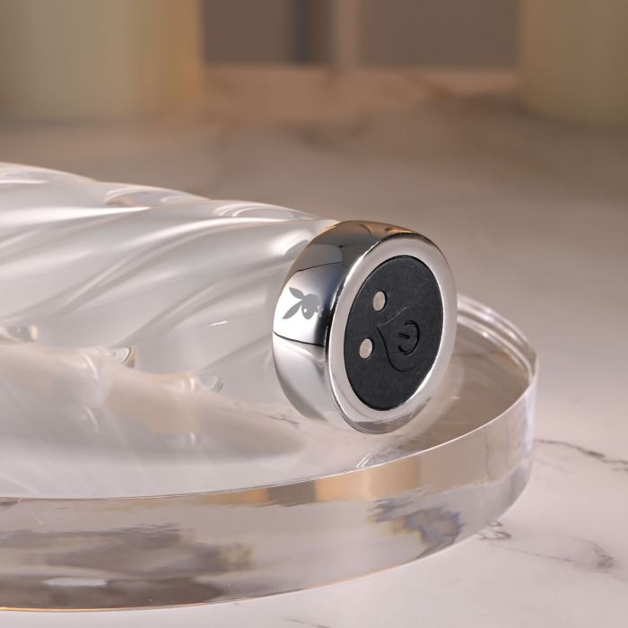 Vibromasseur Playboy Playboy Blanc 5 Vibromasseur Playboy Playboy Blanc 5