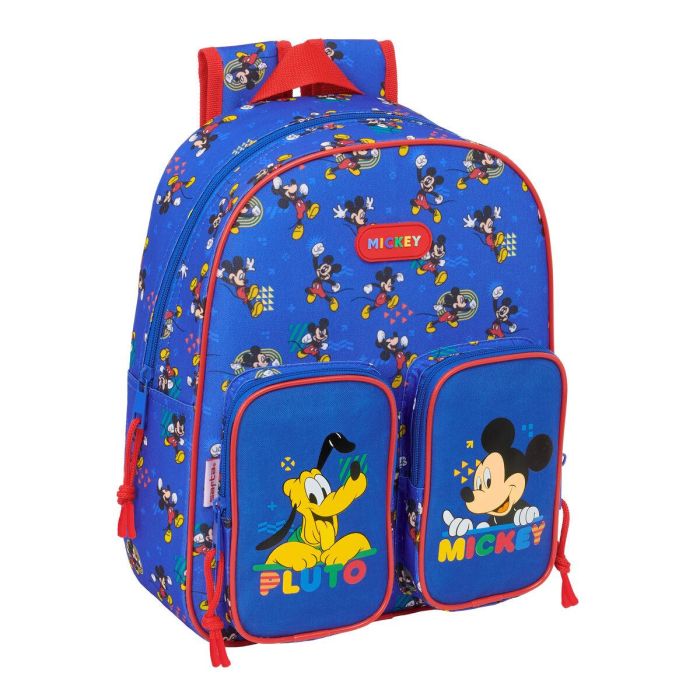 Cartable Mickey Mouse Clubhouse Today Bleu 28 x 34 x 10 cm