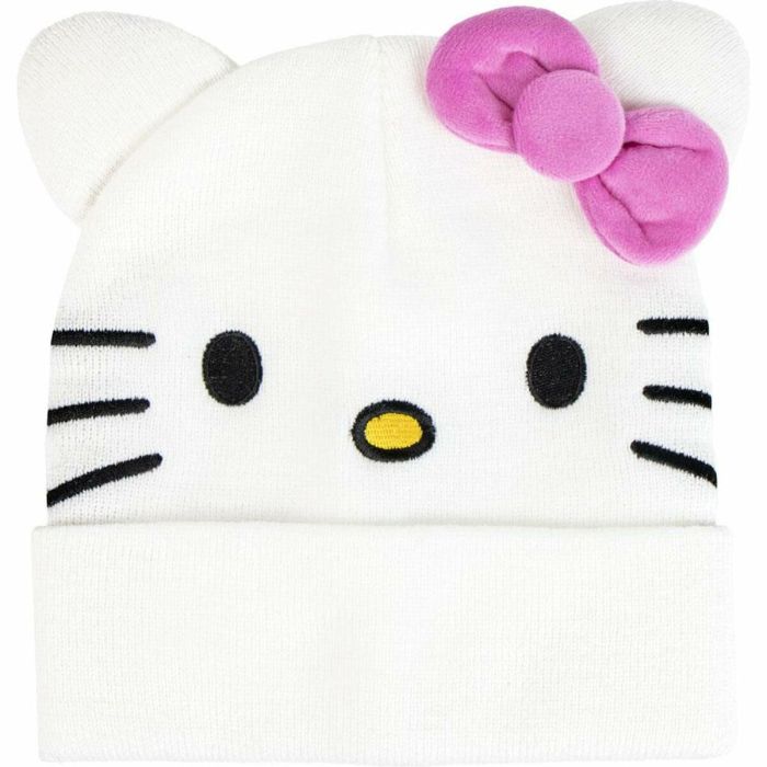 Bonnet enfant Hello Kitty Blanc 2