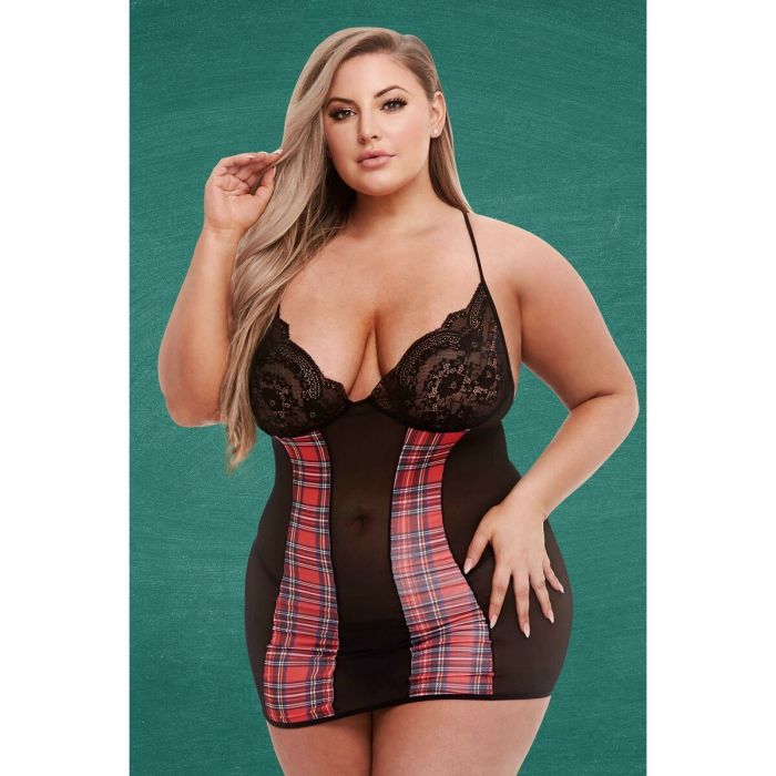 Costume Érotique Teacher’s Pet School Girl Rouge L 3 Costume Érotique Teacher’s Pet School Girl Rouge L 3