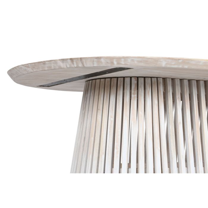 Table de Salle à Manger Home ESPRIT Blanc bois mindi 180 x 100 x 75 cm 2 Table de Salle à Manger Home ESPRIT Blanc bois mindi 180 x 100 x 75 cm 2