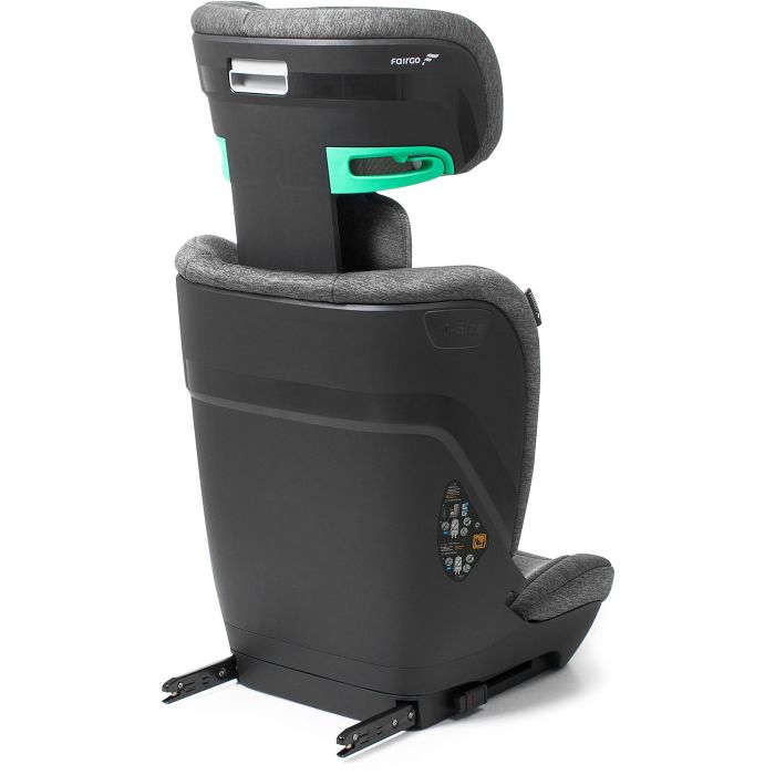 Siege auto - BABYAUTO - Colosso - Groupe 2/3 - I-Size - 100/150 cm - Isofix - 11 positions de hauteur de l'appuie-tete - Gris 3