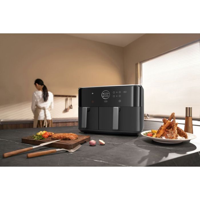Friteuse à Air Xiaomi DUAL ZONE AF 10L Noir 2700 W 10 L 15 Friteuse à Air Xiaomi DUAL ZONE AF 10L Noir 2700 W 10 L 15