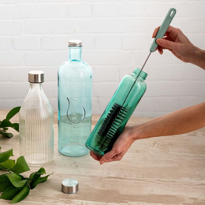 Cepillo Limpia Botellas Nylon Quidate Quid 40 cm (12 Unidades) 1