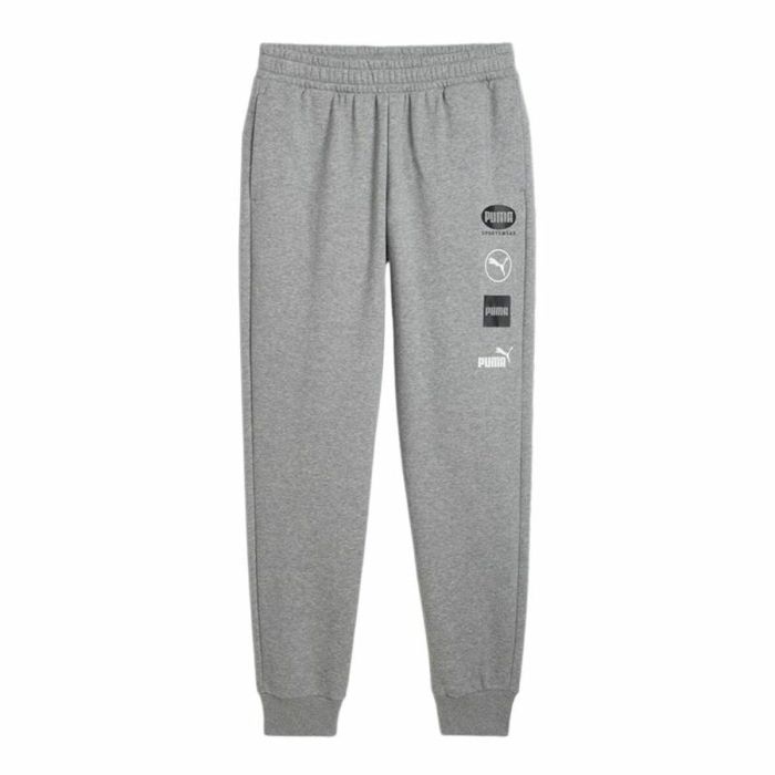 Pantalon de Survêtement pour Adultes Puma Power Graphic Sweatpants Gris Homme 0 Pantalon de Survêtement pour Adultes Puma Power Graphic Sweatpants Gris Homme 0
