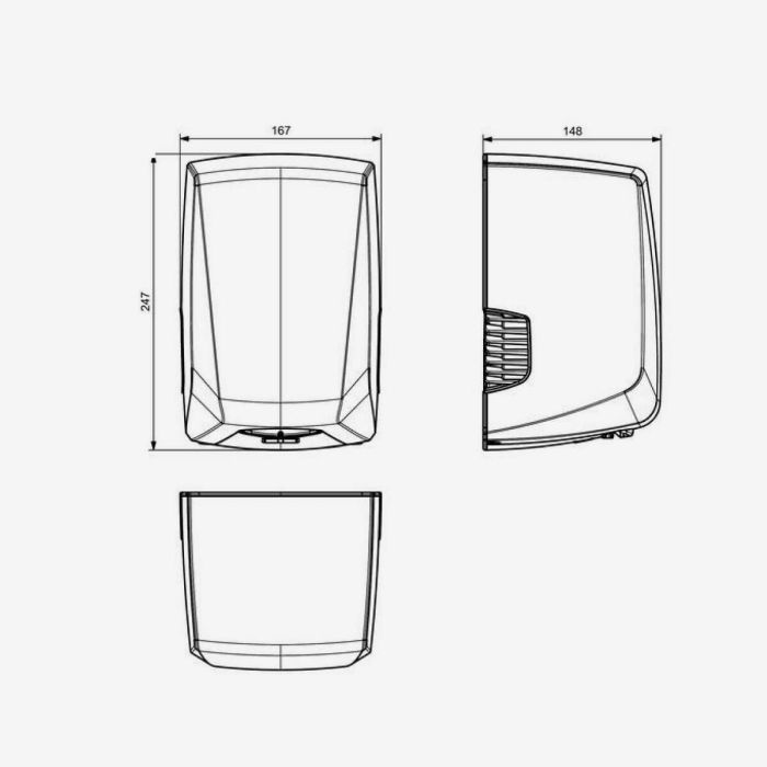 Sèche-mains Jofel Power+ Noir 800 W 2