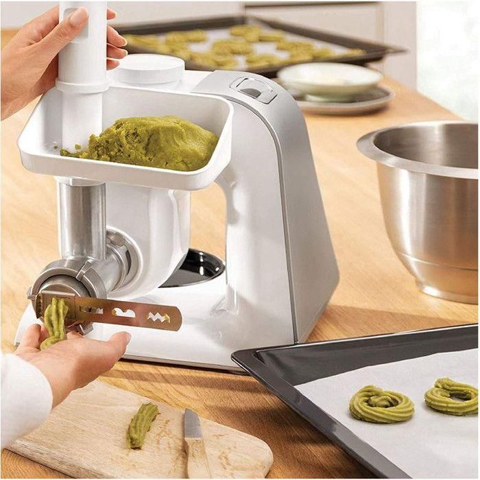 Bosch MUZ45SV2 - Filière à Biscuits - 4 Formes - Compatible avec les Hachoirs à Viande des Robots Pâtissiers MUM - Durable