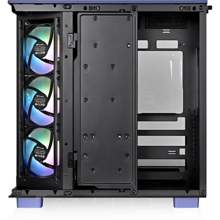 Thermaltake View 380 XL TG ARGB - Boîtier PC moyen tour ATX sans alimentation - 4 ventilateurs 120mm A-RGB, USB Type-C, vitres trempées - Future Dusk