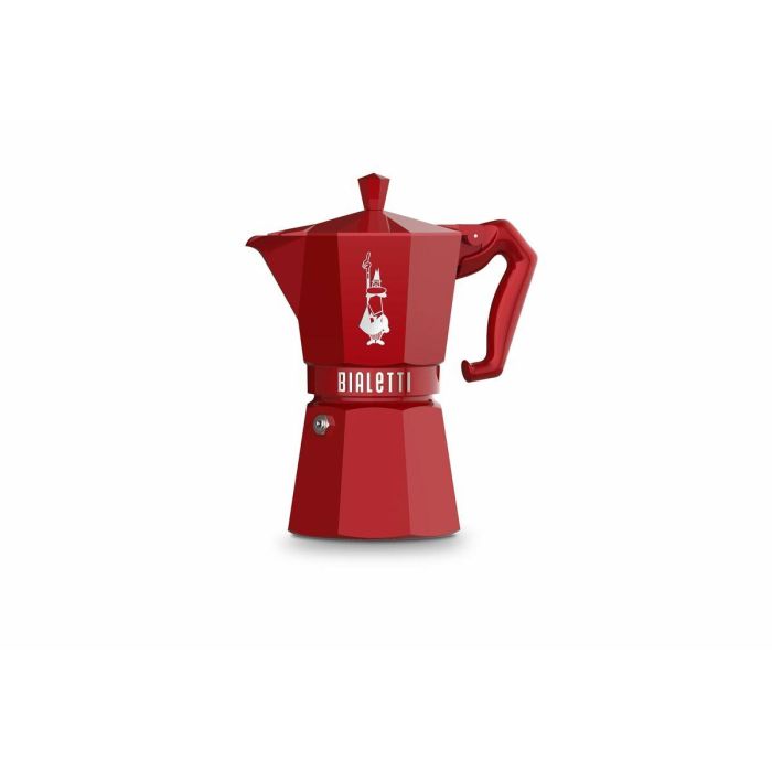 Cafetière Italienne Bialetti MOKA EXCLUSIVE Rouge Aluminium 6 Tasses 0 Cafetière Italienne Bialetti MOKA EXCLUSIVE Rouge Aluminium 6 Tasses 0