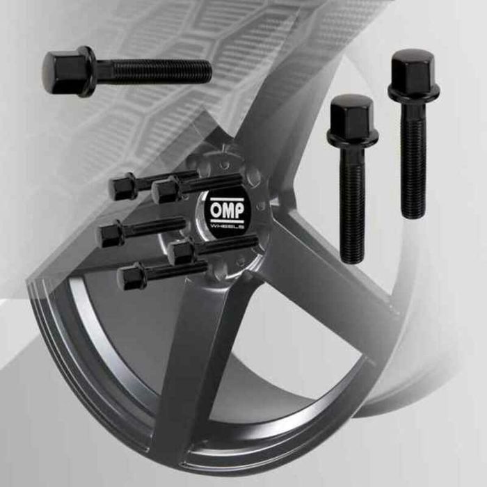 Kit de vissage OMP OMPS09641201 M12 x 1,50 Noir 1