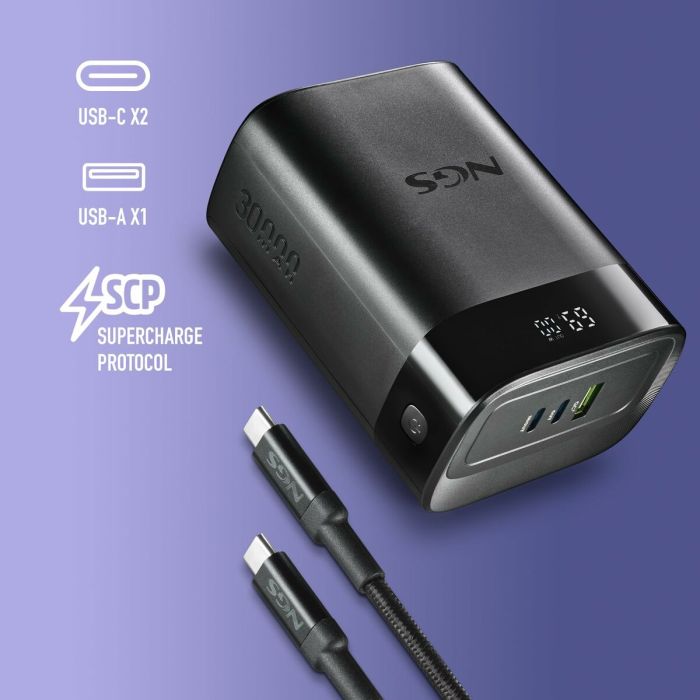 Powerbank NGS TWIX30 Noir 30000 mAh 7