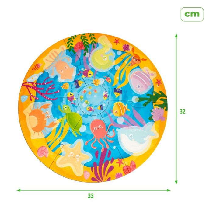 Puzzle Enfant Lisciani Giochi 33 x 1 x 32 cm Marin 6 Pièces 13 Pièces (6 Unités) 1