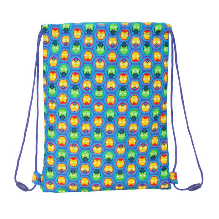 Sac à dos serré par des ficelles Iron Man Multicouleur 26 x 34 x 1 cm 3