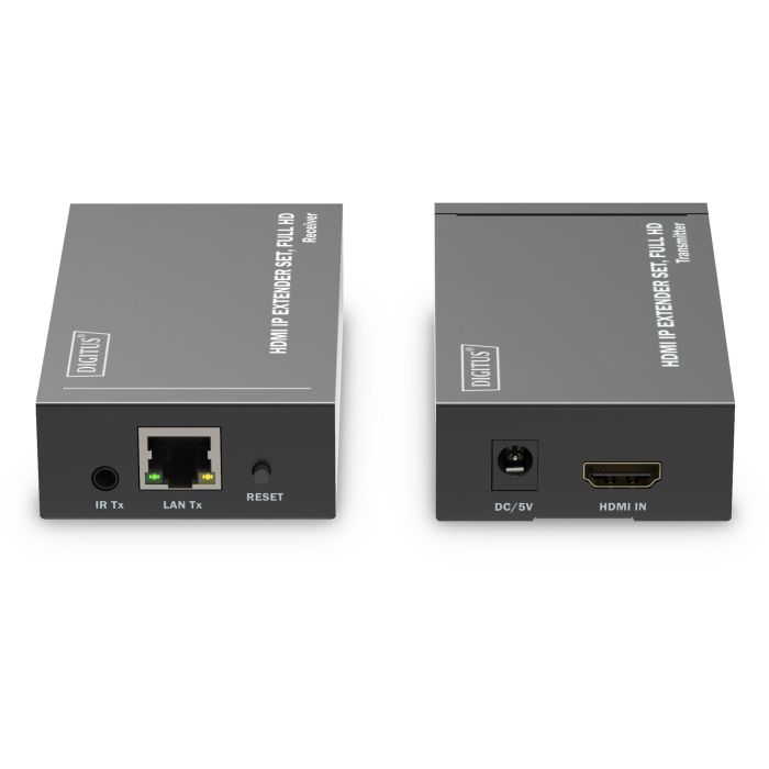 DIGITUS HDMI IP Extender Set HDMI 120m Full HD schwarz 2