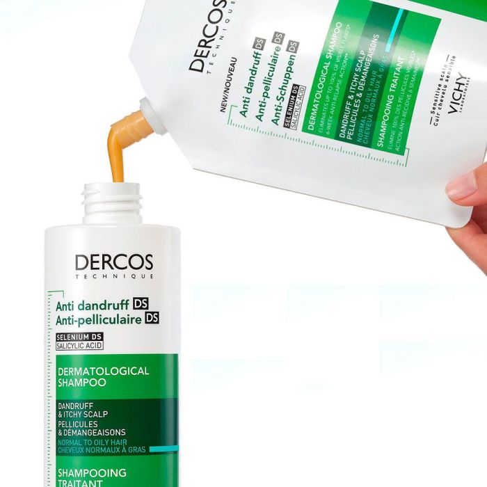 Vichy Recharge Antipelliculaire Cheveux Gras Dercos 500 mL 2 Vichy Recharge Antipelliculaire Cheveux Gras Dercos 500 mL 2