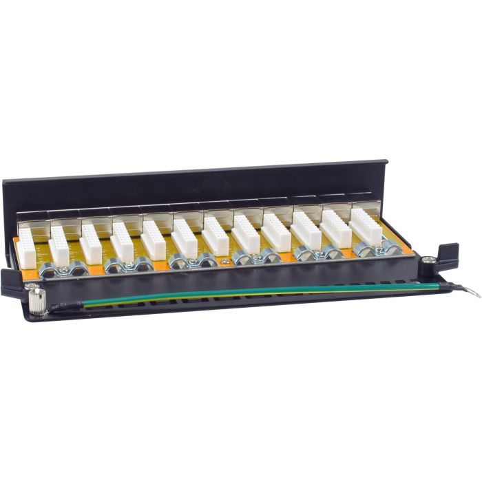 Equip Patchpanel 12x RJ45 Cat6A FTP 1HE Premium schwarz 4