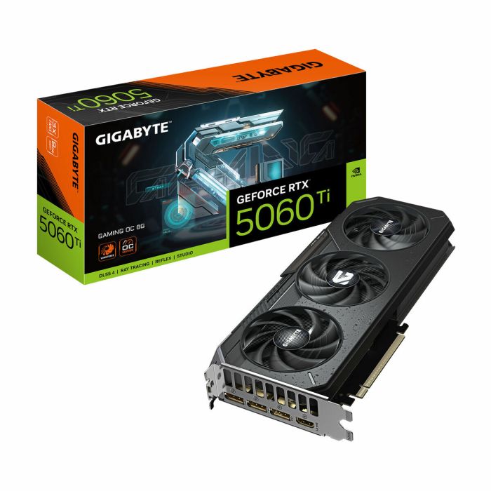 Carte Graphique Gigabyte GV-N506TGAMING OC-8GD 8 GB geforce rtx 5060 ti GDDR6 GDDR7 20 Carte Graphique Gigabyte GV-N506TGAMING OC-8GD 8 GB geforce rtx 5060 ti GDDR6 GDDR7 20