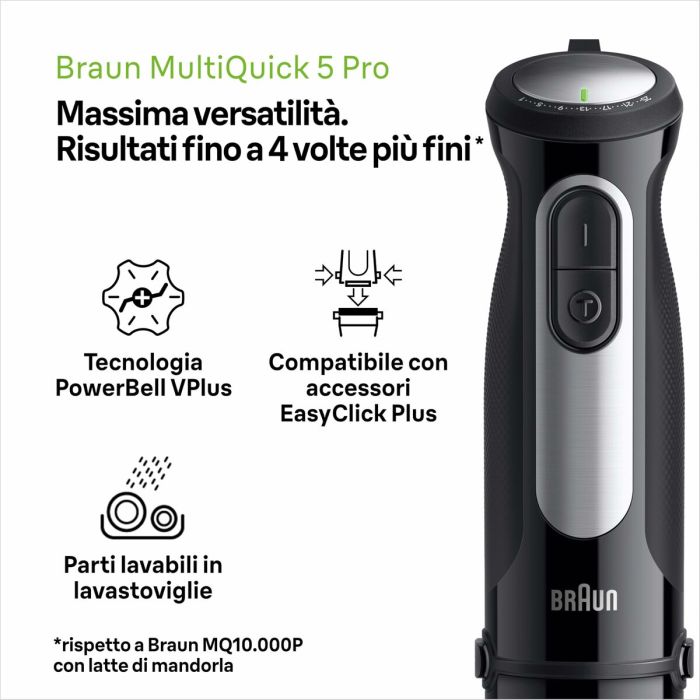 Mini Batteur et Mousseur Braun MQ55236MBK 6