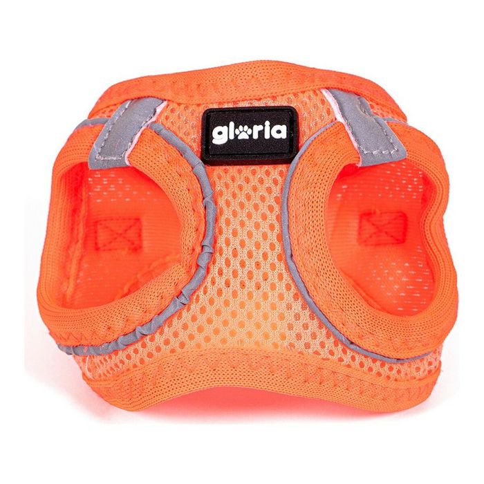 Harnais pour Chien Gloria Air Mesh Trek Star Réglable Orange Taille XXXS (18-20 cm) 1