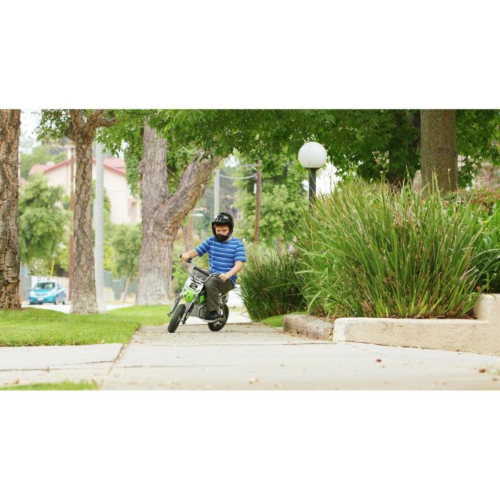 Scooter électrique pour Enfants Razor Dirt Rocket SX350 McGrath Blanc Noir Vert Gris