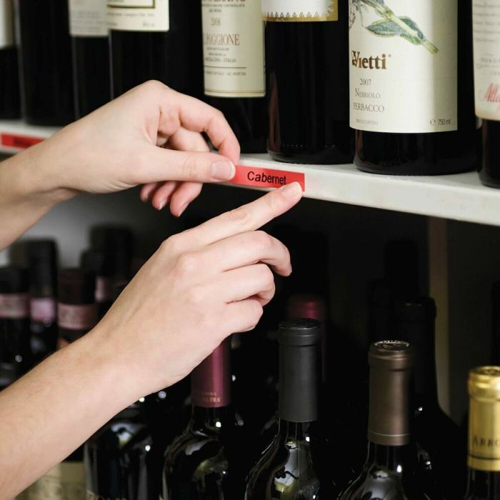 Ruban Laminé pour Etiqueteuses Dymo LM D1 Noir/Rouge 1