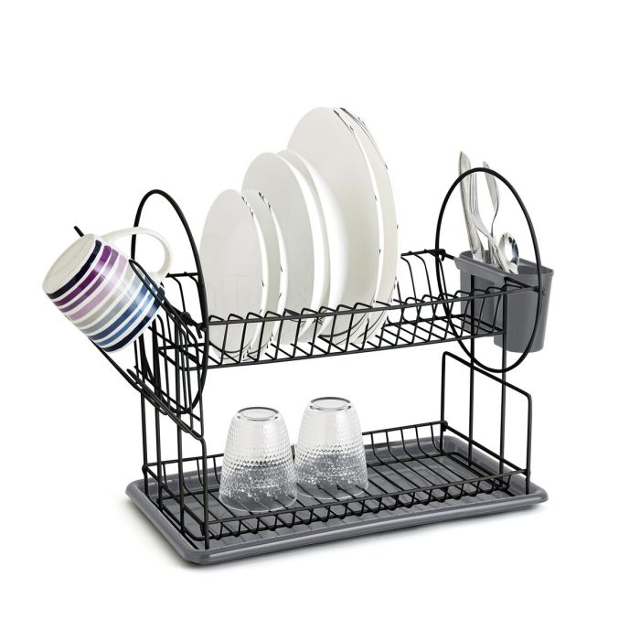 Draineur Quid Gris Métal (52 x 23 x 36 cm) 2