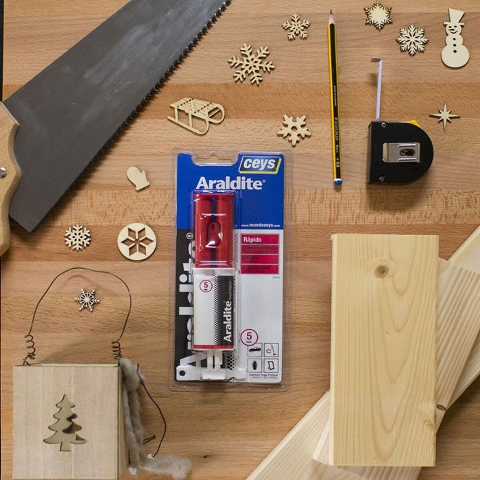 Adhésif instantané Ceys Araldite 510205 Rapide 24 ml 2 Pièces 2